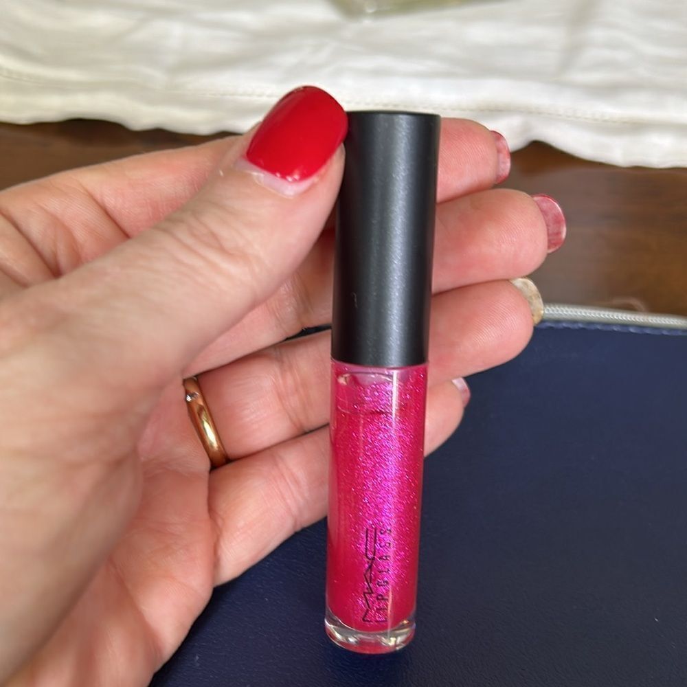 MAC lipglass New full size never used color PREZI